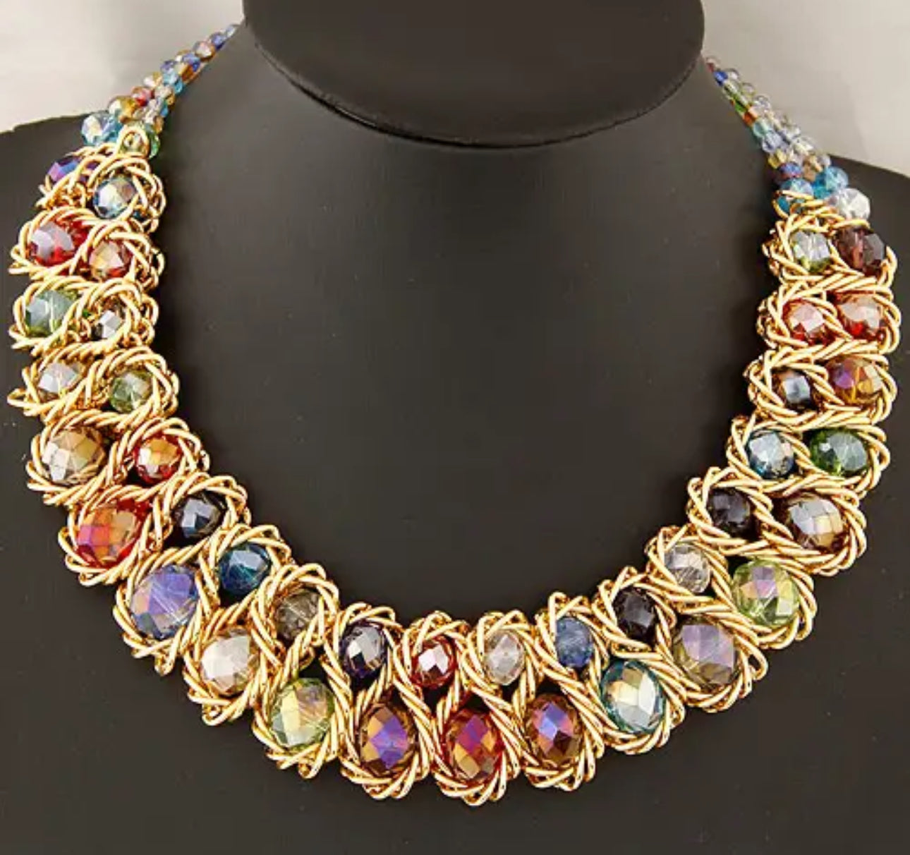 Chunky Crystal Necklace