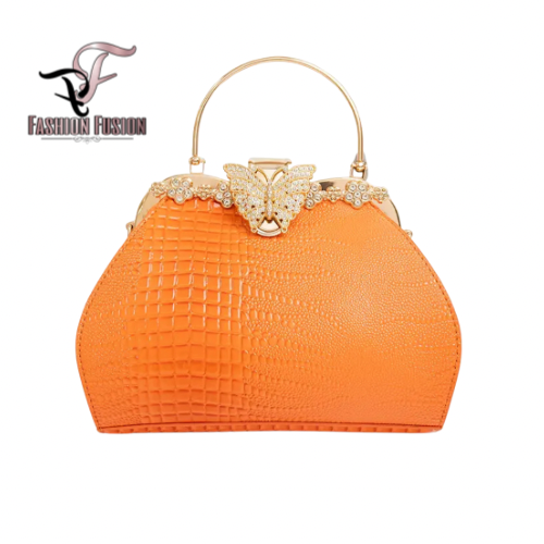 Sassy Butterfly Handbag Orange