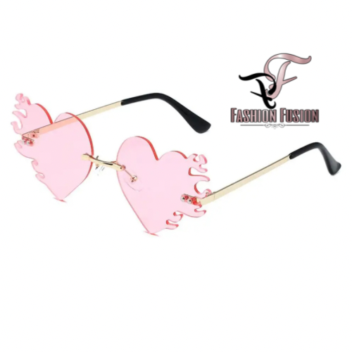 Heart Flare Shades Pink