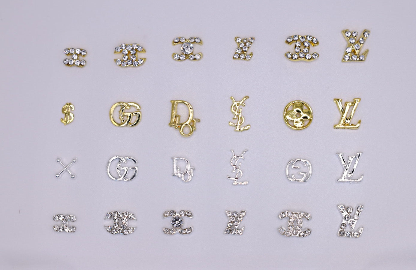 Luxury Name Brand Zircon Charms 1