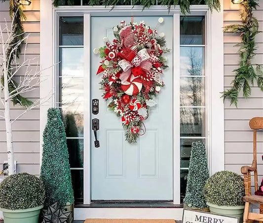 Upside Down Christmas Wreath