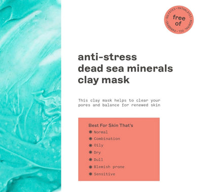 FREEMAN: Anti-Stress Dead Sea Minerals Clay Mask